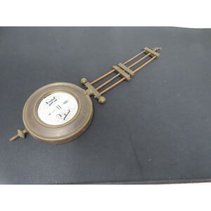 Antique Kienzle R/A Regulator Wall Clock Pendulum Rusty Crusty Enamel Parts